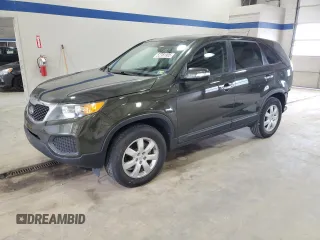 2012 Kia Sorento LX with VIN 5XYKT3A11CG196828, listed as a Copart auction lot 52381905 with 133,073 mi miles and Salvage Title. Bid and sale history available at carsss.com. Image 1.