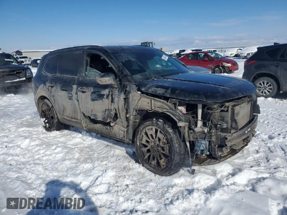 2021 Kia Telluride SX with VIN 5XYP5DHC4MG186986, listed as a Copart auction lot 47409435 with 10,887 mi miles and Salvage title. Bid and sale history available at DreamBid. Image 4.