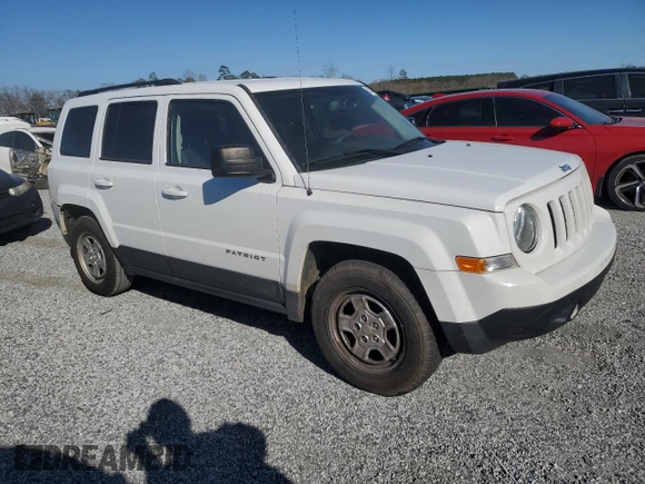 2017 Jeep Patriot Sport with VIN 1C4NJPBB3HD120647, listed as a Copart auction lot 50074105 with 126,375 mi miles and Salvage Title. Bid and sale history available at DreamBid. Image 4.