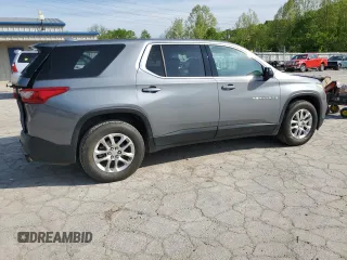 2020 Chevrolet Traverse LS with VIN 1GNEVFKW4LJ315658, listed as a Copart auction lot 55721495 with 80,808 mi miles and Salvage title. Bid and sale history available at DreamBid. Image 3.