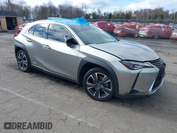 2019 Lexus UX 250h с VIN JTHU9JBH0K2002546, выставлен на аукционе IAAI как лот 41968823 с пробегом 77 014 миль миль и . История ставок и продаж доступна на DreamBid. Изображение 1.