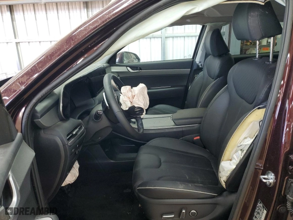 2025 Hyundai Palisade SEL with VIN KM8R24GE1SU826762, listed as a Copart auction lot 47082835 with 19,482 mi miles and Non Repairable. Bid and sale history available at carsss.com. Image 7.