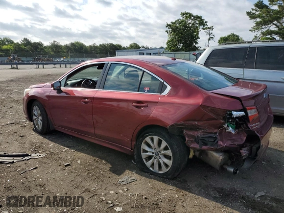 2015 Subaru Legacy 2.5i Premium with VIN 4S3BNAC63F3024803, listed as a Copart auction lot 57750233 with 101,289 mi miles. Bid and sale history available at carsss.com. Image 2.