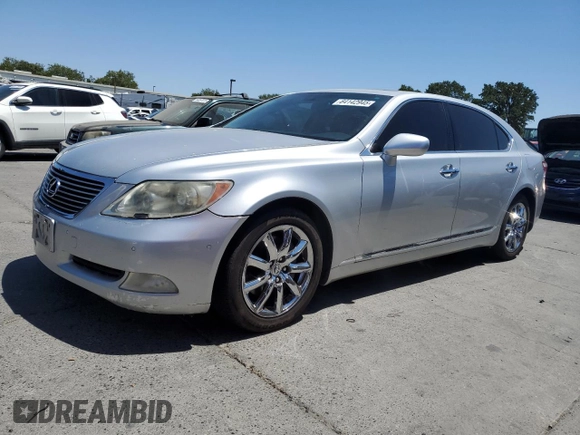 2007 Lexus LS 460 L with VIN JTHGL46F875002907, listed as a Copart auction lot 64142945 with 256,970 mi miles and Clean title. Bid and sale history available at DreamBid. Image 1.