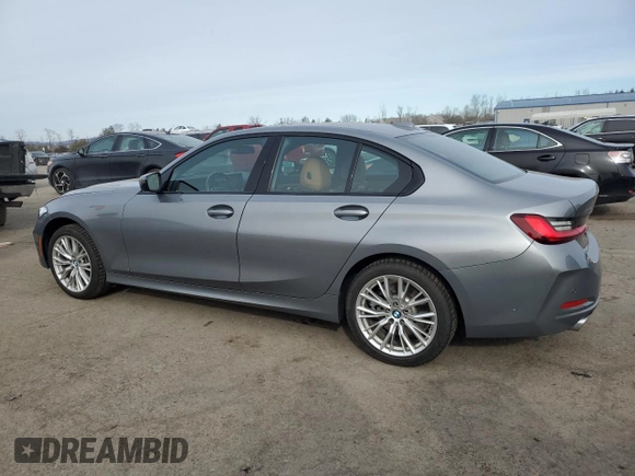 2023 BMW 3 Series 330i xDrive with VIN 3MW89FF0XP8D49215, listed as a Copart auction lot 45932955 with 16,250 mi miles and Salvage Title. Bid and sale history available at carsss.com. Image 2.