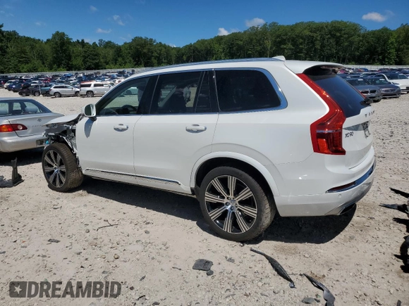 2020 Volvo XC90 Inscription with VIN YV4A22PL5L1607050, listed as a Copart auction lot 64810205 with 52,642 mi miles and Salvage title. Bid and sale history available at DreamBid. Image 2.