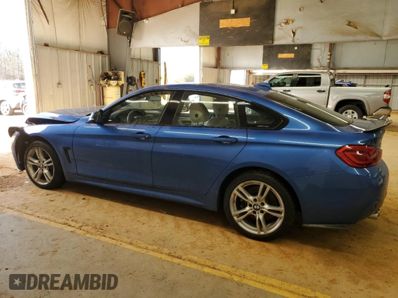 2018 BMW 4 Series 430i xDrive with VIN WBA4J3C56JBG91824, listed as a Copart auction lot 88865135 with 103,927 mi miles and Salvage Title. Bid and sale history available at DreamBid. Image 2.