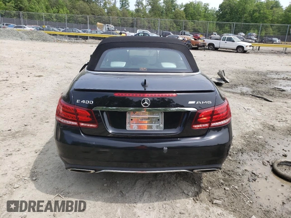 2015 Mercedes-Benz E 400 with VIN WDDKK6FFXFF295735, listed as a Copart auction lot 52134483 with 36,835 mi miles and Salvage title. Bid and sale history available at DreamBid. Image 6.