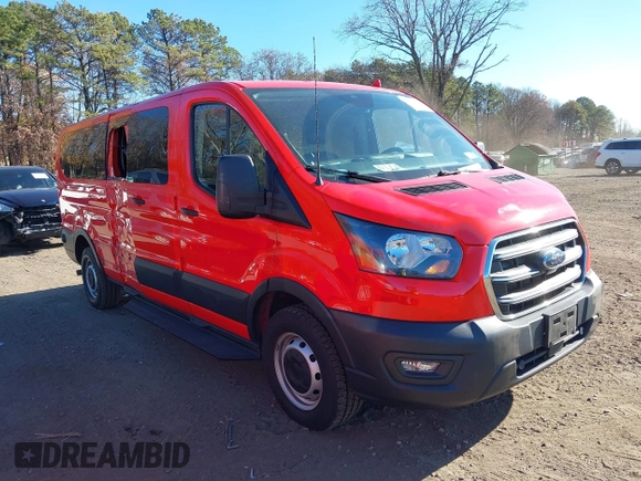 2020 Ford Transit Passenger XL with VIN 1FBAX2Y82LKB00491, listed as a IAAI auction lot 40889517 with 25,430 mi miles and . Bid and sale history available at DreamBid. Image 13.