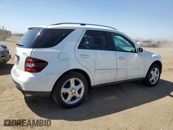 2008 Mercedes-Benz M 350 with VIN 4JGBB86E08A392001, listed as a Copart auction lot 52546525 with 159,267 mi miles and Salvage Title. Bid and sale history available at DreamBid. Image 3.