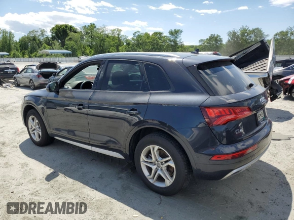 2018 Audi Q5 Premium with VIN WA1ANAFY3J2044356, listed as a Copart auction lot 57860505 with 100,341 mi miles and Salvage title. Bid and sale history available at DreamBid. Image 2.