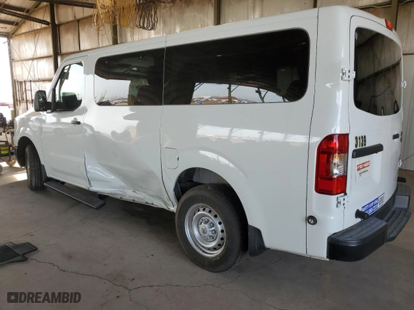 2019 Nissan NV Passenger NV3500 HD SV with VIN 5BZBF0AA3KN853139, listed as a Copart auction lot 45419355 with 28,173 mi miles and Salvage Title. Bid and sale history available at carsss.com. Image 2.