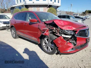 2022 Acura MDX with VIN 5J8YE1H38NL008041, listed as a Copart auction lot 81429754 with 40,810 mi miles and Salvage Title. Bid and sale history available at carsss.com. Image 4.