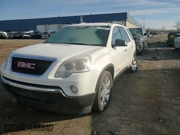 2008 GMC Acadia SLE1 z VIN 1GKER13718J307746, wystawiony jako Copart lot #47288485 z przebiegiem 184 961 mil mil oraz Szkoda całkowita • Salvage title. Historia ofert i sprzedaży dostępna na DreamBid. Obrazek 10.