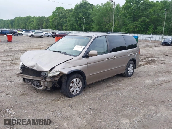 2003 Honda Odyssey EX z VIN 2HKRL18683H505577, wystawiony jako IAAI lot #42118231 z przebiegiem 234 329 mil mil oraz . Historia ofert i sprzedaży dostępna na DreamBid. Obrazek 2.
