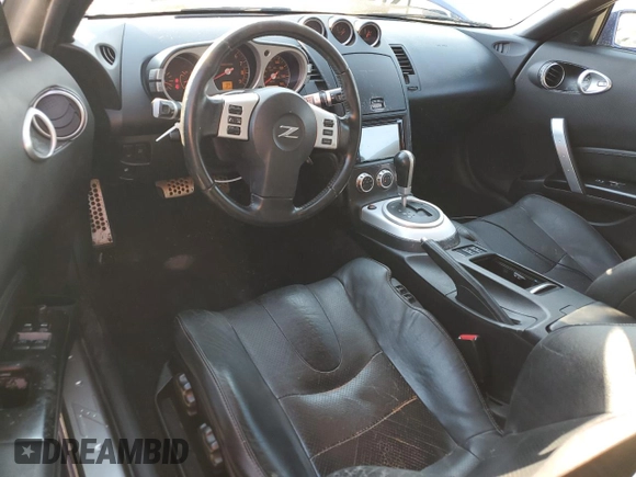 2007 Nissan 350Z with VIN JN1BZ34D07M504633, listed as a Copart auction lot 79049024 with 135,364 mi miles and Salvage Title. Bid and sale history available at DreamBid. Image 8.