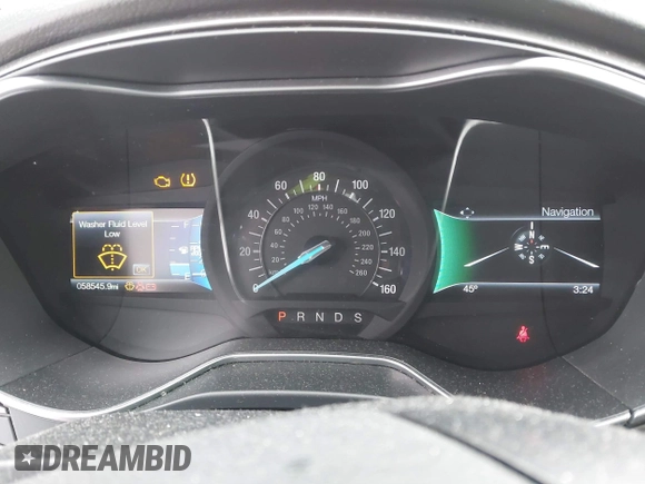 2017 Ford Fusion SE with VIN 3FA6P0H93HR136181, listed as a IAAI auction lot 41643411 with 58,545 mi miles. Bid and sale history available at carsss.com. Image 7.