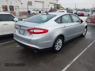 2015 Ford Fusion S with VIN 3FA6P0G79FR262395, listed as a IAAI auction lot 41751742 with 93,163 mi miles. Bid and sale history available at carsss.com. Image 4.