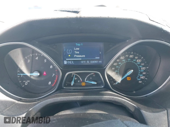 2012 Ford Focus SE with VIN 1FAHP3F27CL417875, listed as a IAAI auction lot 42128614 with 56,961 mi miles. Bid and sale history available at carsss.com. Image 7.