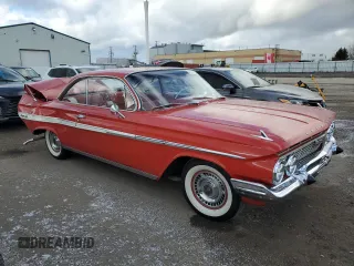 1961 Chevrolet Impala с VIN 11837A184419, выставлен на аукционе Copart как лот 82101184 с пробегом 41 000 миль миль и Чистый • Clean title. История ставок и продаж доступна на DreamBid. Изображение 4.