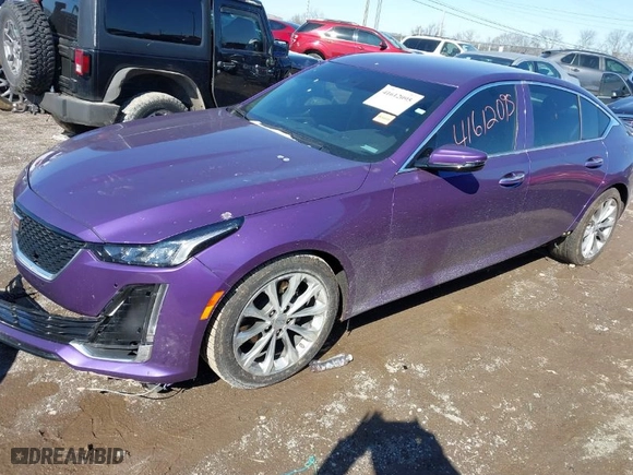 2023 Cadillac CT5 Premium Luxury with VIN 1G6DN5RK6P0133072, listed as a IAAI auction lot 41612095 with 35,976 mi miles. Bid and sale history available at carsss.com. Image 2.