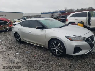 2022 Nissan Maxima SV with VIN 1N4AA6CV3NC504033, listed as a Copart auction lot 86013984 with 66,948 mi miles and Salvage Title. Bid and sale history available at carsss.com. Image 4.