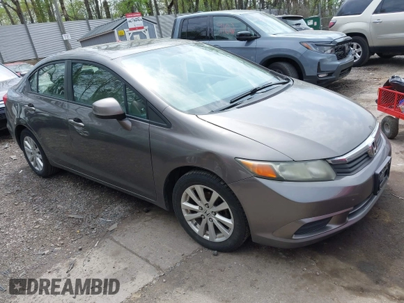 2012 Honda Civic EX with VIN 19XFB2F86CE393138, listed as a IAAI auction lot 42167608 with 176,554 mi miles and . Bid and sale history available at DreamBid. Image 1.