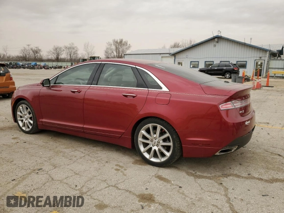 2015 Lincoln MKZ with VIN 3LN6L2JK4FR617273, listed as a Copart auction lot 49673915 with 134,224 mi miles and Salvage title. Bid and sale history available at DreamBid. Image 2.