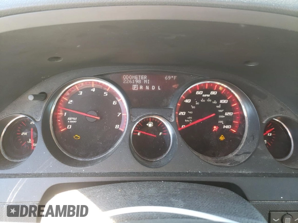 2008 GMC Acadia SLT2 with VIN 1GKEV33768J228645, listed as a Copart auction lot 48916095 with 226,198 mi miles and Salvage Title. Bid and sale history available at DreamBid. Image 9.