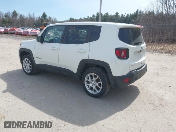 2023 Jeep Renegade Upland with VIN ZACNJDB19PPP67153, listed as a IAAI auction lot 42058104 with 26,173 mi miles. Bid and sale history available at carsss.com. Image 3.