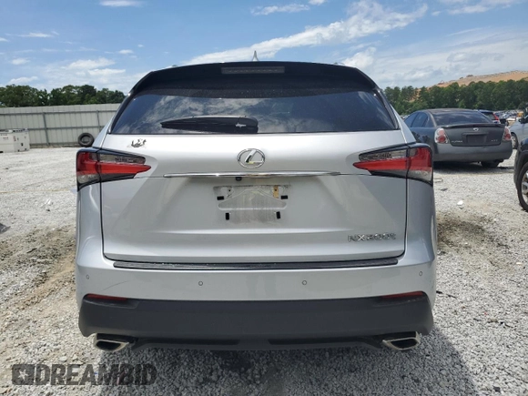 2017 Lexus NX 200t with VIN JTJYARBZXH2075835, listed as a Copart auction lot 60088455 with 87,371 mi miles and Salvage title. Bid and sale history available at DreamBid. Image 6.