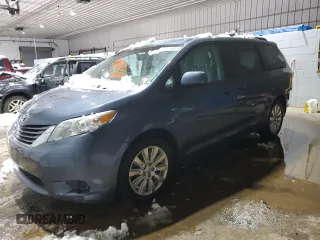 2017 Toyota Sienna LE with VIN 5TDJZ3DC1HS166794, listed as a Copart auction lot 44171615 with 112,974 mi miles and Salvage title. Bid and sale history available at DreamBid. Image 1.