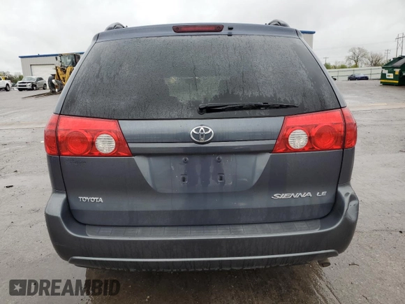 2006 Toyota Sienna CE with VIN 5TDZA23C66S565025, listed as a Copart auction lot 51615425 with 49,090 mi miles and Salvage title. Bid and sale history available at DreamBid. Image 6.
