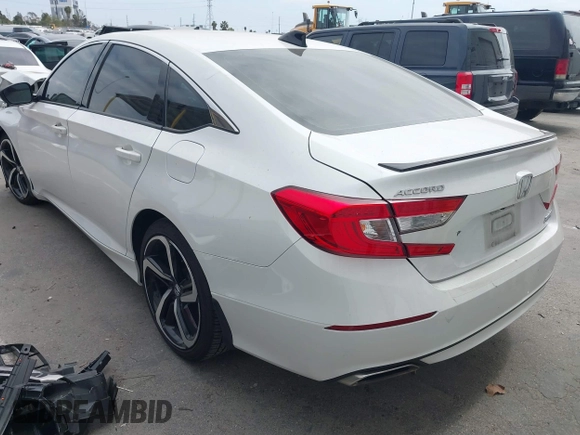 2022 Honda Accord Sedan Sport SE with VIN 1HGCV1F43NA041157, listed as a IAAI auction lot 41904804 with 47,546 mi miles. Bid and sale history available at carsss.com. Image 3.