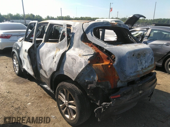 2012 Nissan Juke SL with VIN JN8AF5MV6CT106546, listed as a IAAI auction lot 36650038 with 1 mi miles. Bid and sale history available at carsss.com. Image 3.