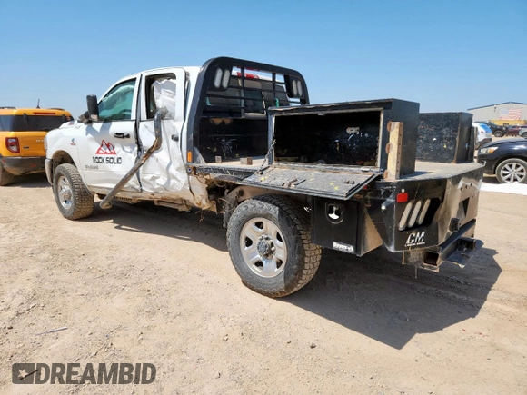 2020 Ram 2500 Tradesman with VIN 3C6UR5CLXLG257989, listed as a Copart auction lot 61019805 with 113,155 mi miles and Salvage title. Bid and sale history available at DreamBid. Image 2.