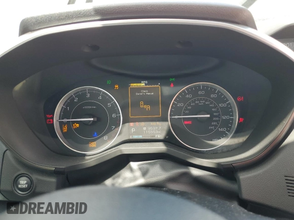 2017 Subaru Impreza Limited with VIN 4S3GTAU62H3729489, listed as a Copart auction lot 60019605 with 116,553 mi miles and Salvage title. Bid and sale history available at DreamBid. Image 9.
