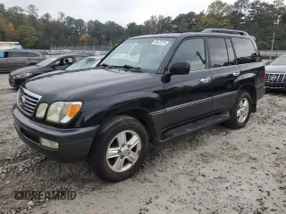 2007 Lexus LX 470 z VIN JTJHT00W274023794, wystawiony jako Copart lot #79673774 z przebiegiem 258 566 mil mil oraz Czysty tytuł • Clean title. Historia ofert i sprzedaży dostępna na DreamBid. Obrazek 1.