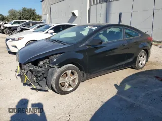 2013 Hyundai Elantra Coupe GS with VIN KMHDH6AE7DU011465, listed as a Copart auction lot 87724855 with 152,104 mi miles and Salvage Title. Bid and sale history available at carsss.com. Image 1.