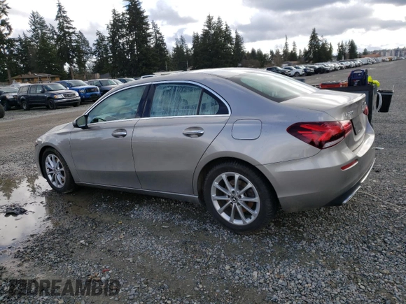 2020 Mercedes-Benz A 220 with VIN WDD3G4FB5LW039084, listed as a Copart auction lot 46716395 with Not Provided miles and Salvage Title. Bid and sale history available at DreamBid. Image 2.