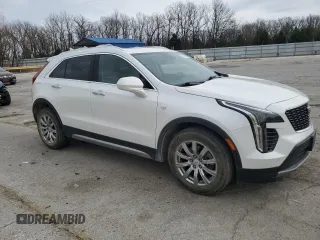 2020 Cadillac XT4 AWD Premium Luxury with VIN 1GYFZDR43LF029047, listed as a Copart auction lot 50190375 with 65,950 mi miles and Salvage title. Bid and sale history available at DreamBid. Image 4.