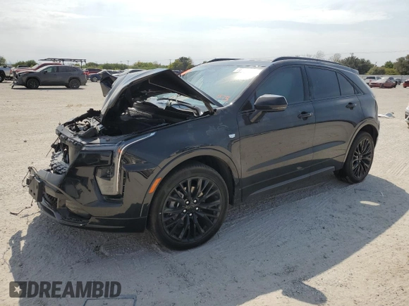 2024 Cadillac XT4 FWD Sport with VIN 1GYFZER42RF171372, listed as a Copart auction lot 76884714 with Not provided miles and Salvage title. Bid and sale history available at DreamBid. Image 1.