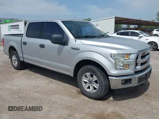 2015 Ford F-150 XL with VIN 1FTEW1CF3FKD17617, listed as a IAAI auction lot 41976415 with 216,415 mi miles and . Bid and sale history available at DreamBid. Image 1.