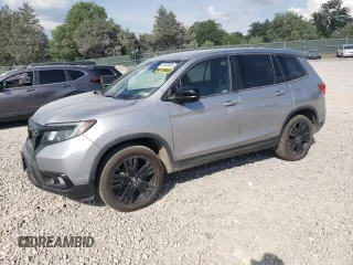 2019 Honda Passport Sport with VIN 5FNYF8H25KB015751, listed as a Copart auction lot 62548695 with 88,076 mi miles and Salvage title. Bid and sale history available at DreamBid. Image 1.