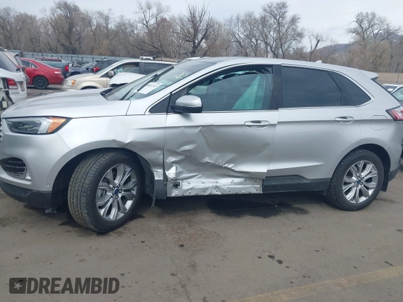 2019 Ford Edge Titanium with VIN 2FMPK4K92KBB89260, listed as a IAAI auction lot 41885743 with 80,001 mi miles. Bid and sale history available at carsss.com. Image 14.