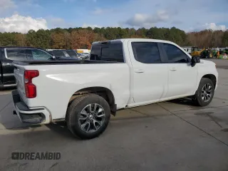 2024 Chevrolet Silverado 1500 RST with VIN 1GCUDEE87RZ240222, listed as a Copart auction lot 85573064 with 338 mi miles and Salvage Title. Bid and sale history available at carsss.com. Image 3.