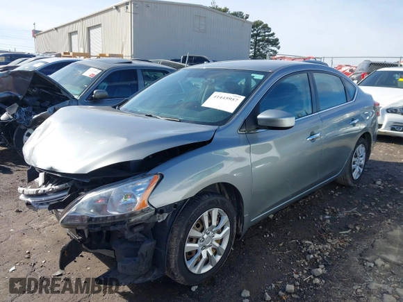 2013 Nissan Sentra SV with VIN 3N1AB7AP5DL717539, listed as a IAAI auction lot 41445957 with 147,582 mi miles and . Bid and sale history available at DreamBid. Image 16.