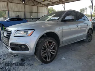2016 Audi SQ5 Premium Plus with VIN WA1CCAFP6GA026910, listed as a Copart auction lot 69436704 with 74,595 mi miles and Salvage Title. Bid and sale history available at carsss.com. Image 1.