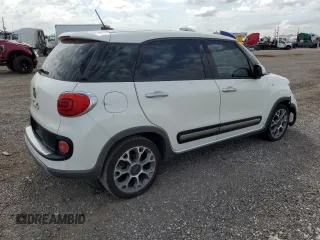2014 FIAT 500L Trekking with VIN ZFBCFADH4EZ016712, listed as a Copart auction lot 71283484 with 127,058 mi miles and Salvage title. Bid and sale history available at DreamBid. Image 3.