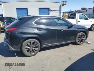 2022 Lexus UX 250h F Sport with VIN JTHE9JBH8N2058372, listed as a Copart auction lot 74527224 with 28,876 mi miles and Salvage Title. Bid and sale history available at DreamBid. Image 3.